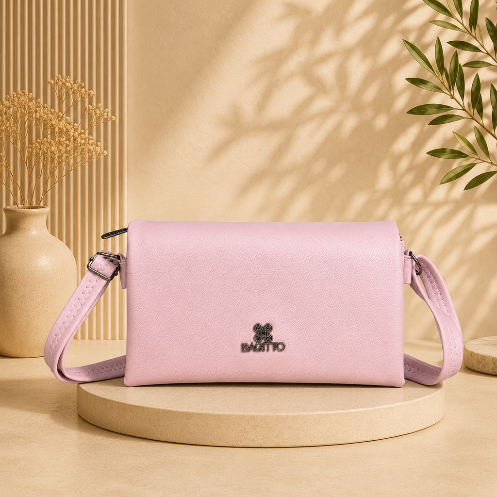 Bagitto Stylish Sling Bag for Women with Adjustable Strap