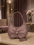 Elegant Bow Shoulder Sling Bag for Women