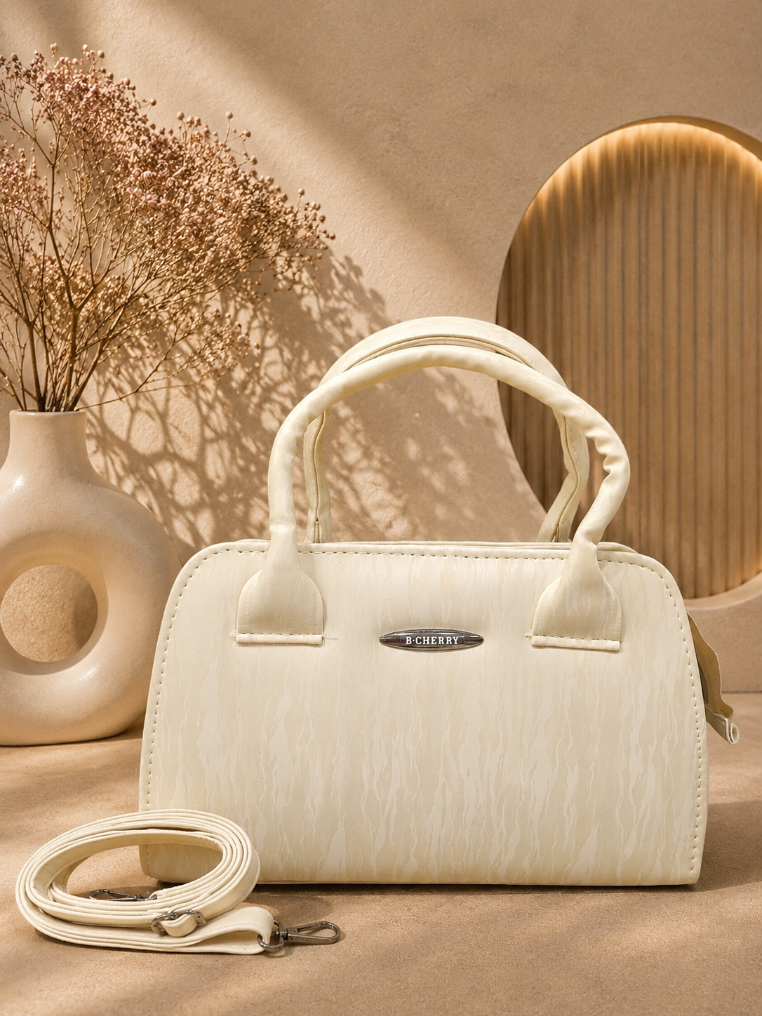 B Cherrry Elegant Textured Sling Bag for Women