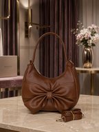Elegant Bow Shoulder Sling Bag for Women