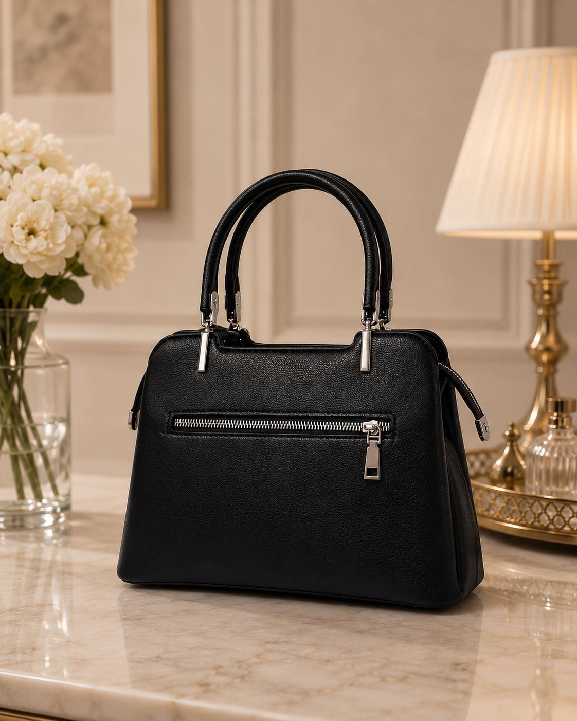 Classic Luxe Shoulder Handbag
