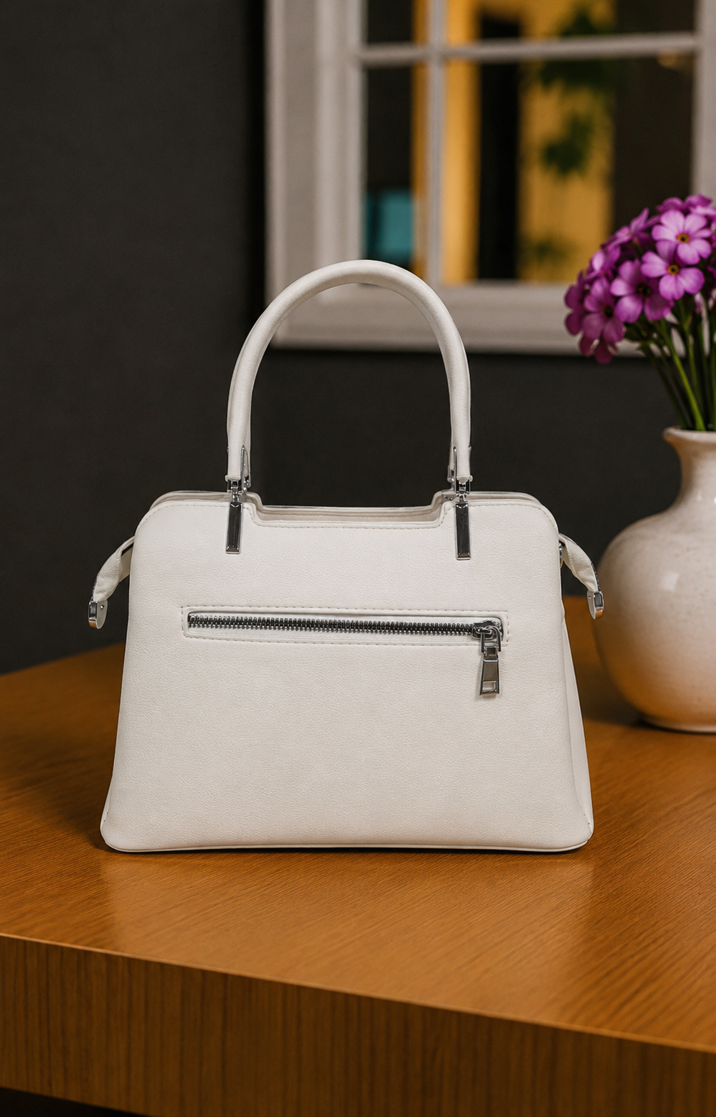 Deluxe Structured Carry Hand Bag