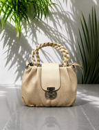 Bagitto Luxe Weave Top Handle Sling Bag for Women
