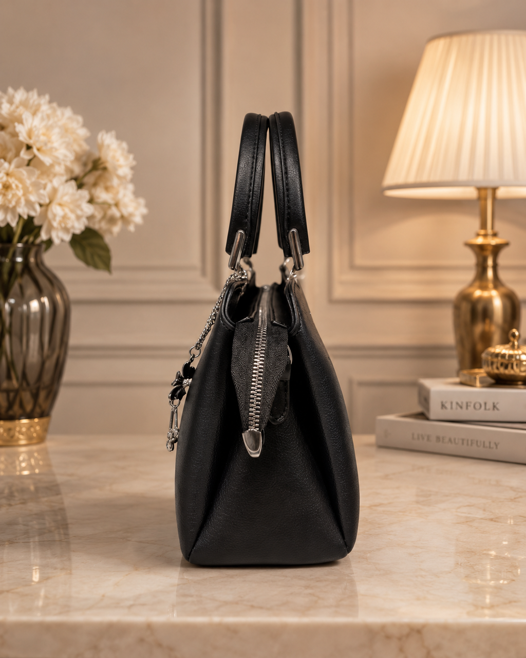 Classic Luxe Shoulder Handbag