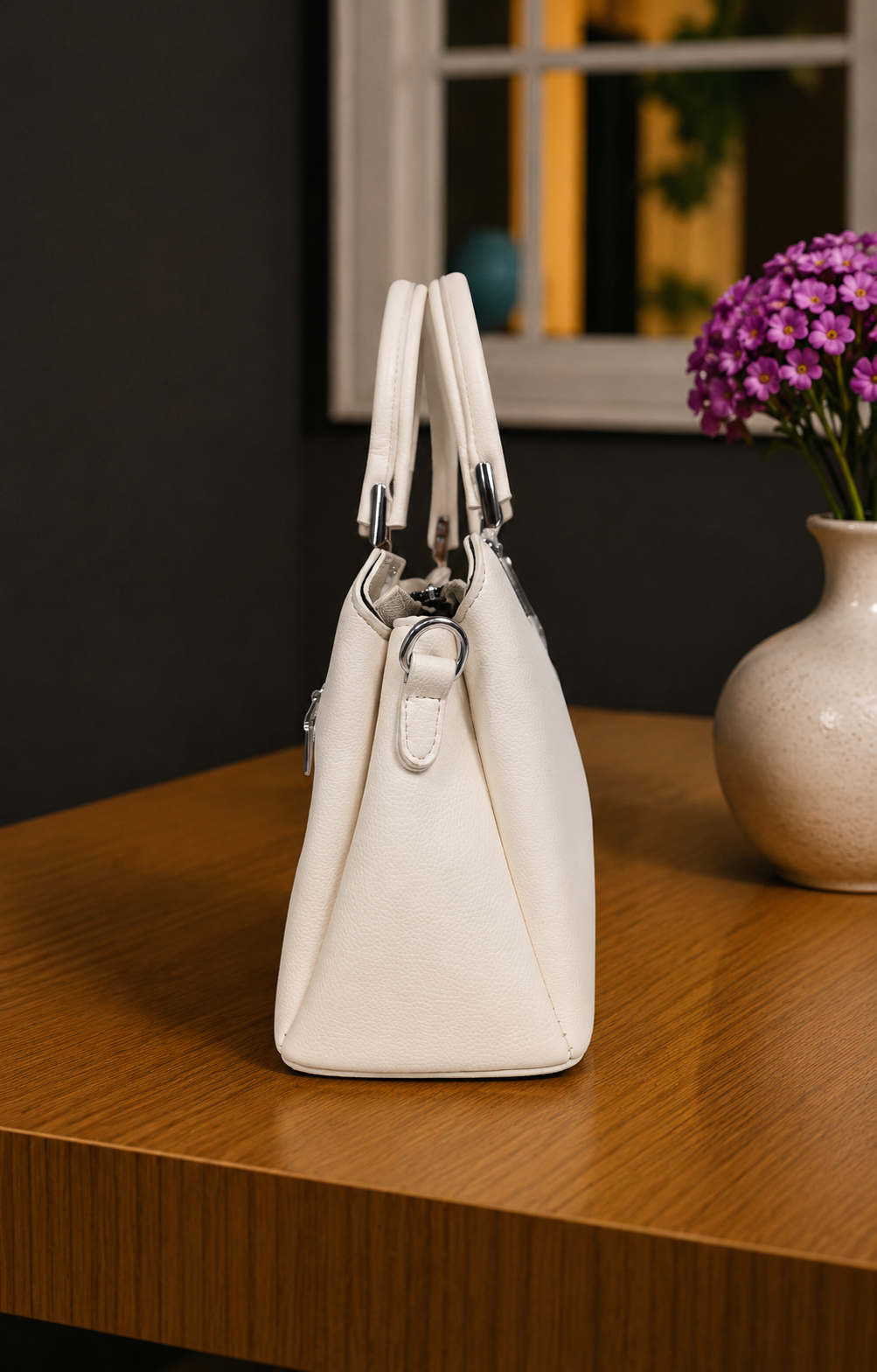 Deluxe Structured Carry Hand Bag