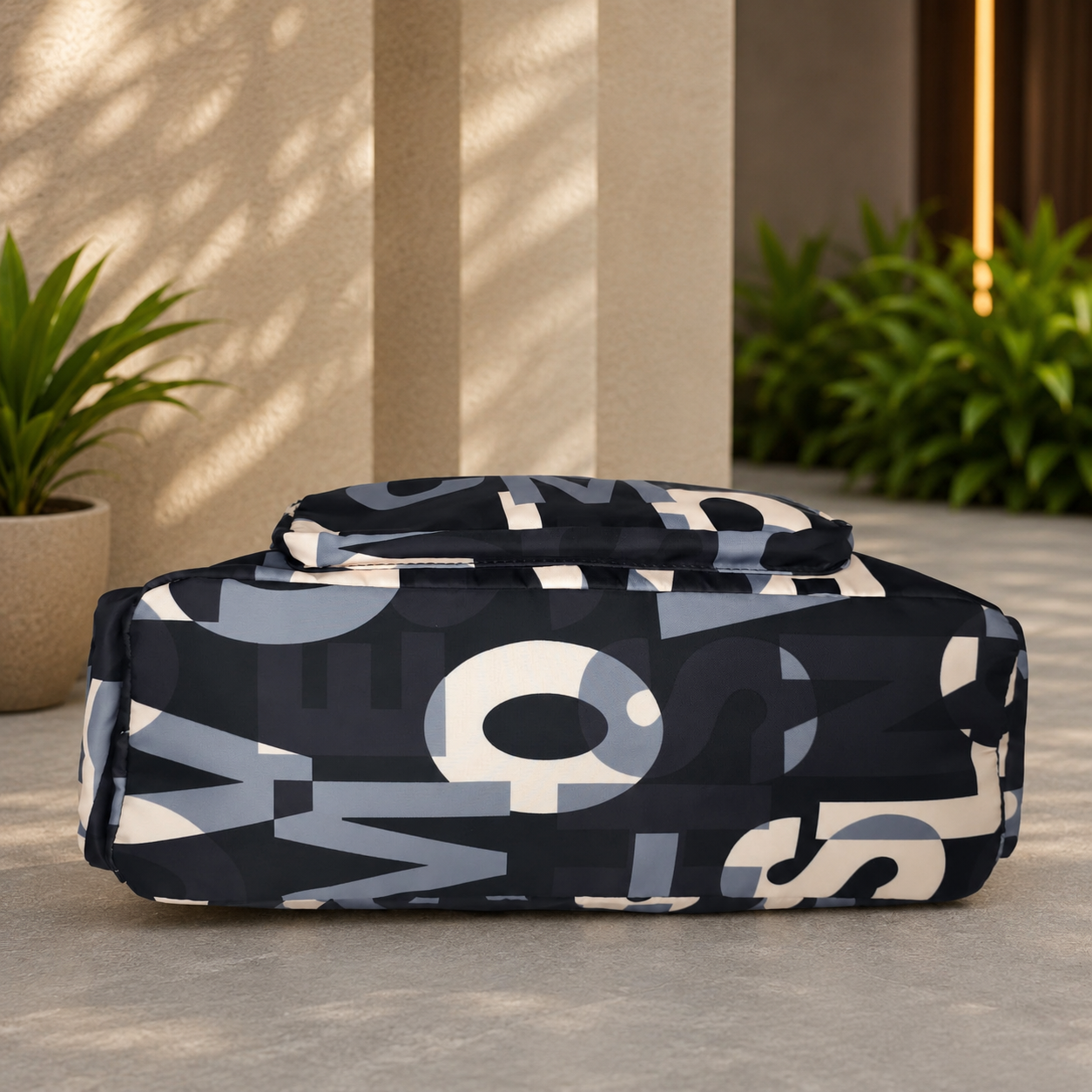 Urban Alphabet Print Travel Duffle Bag
