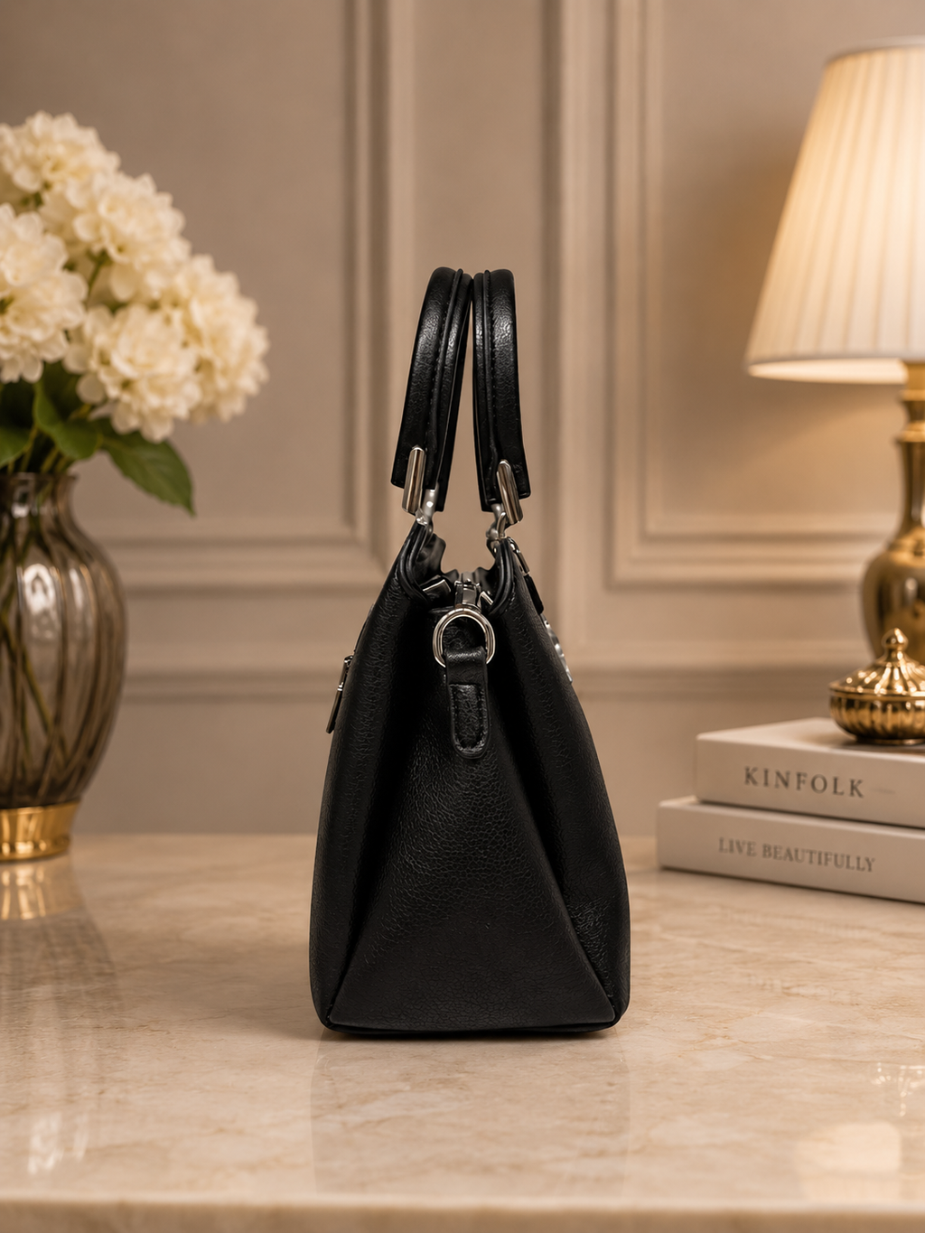 Classic Luxe Shoulder Handbag
