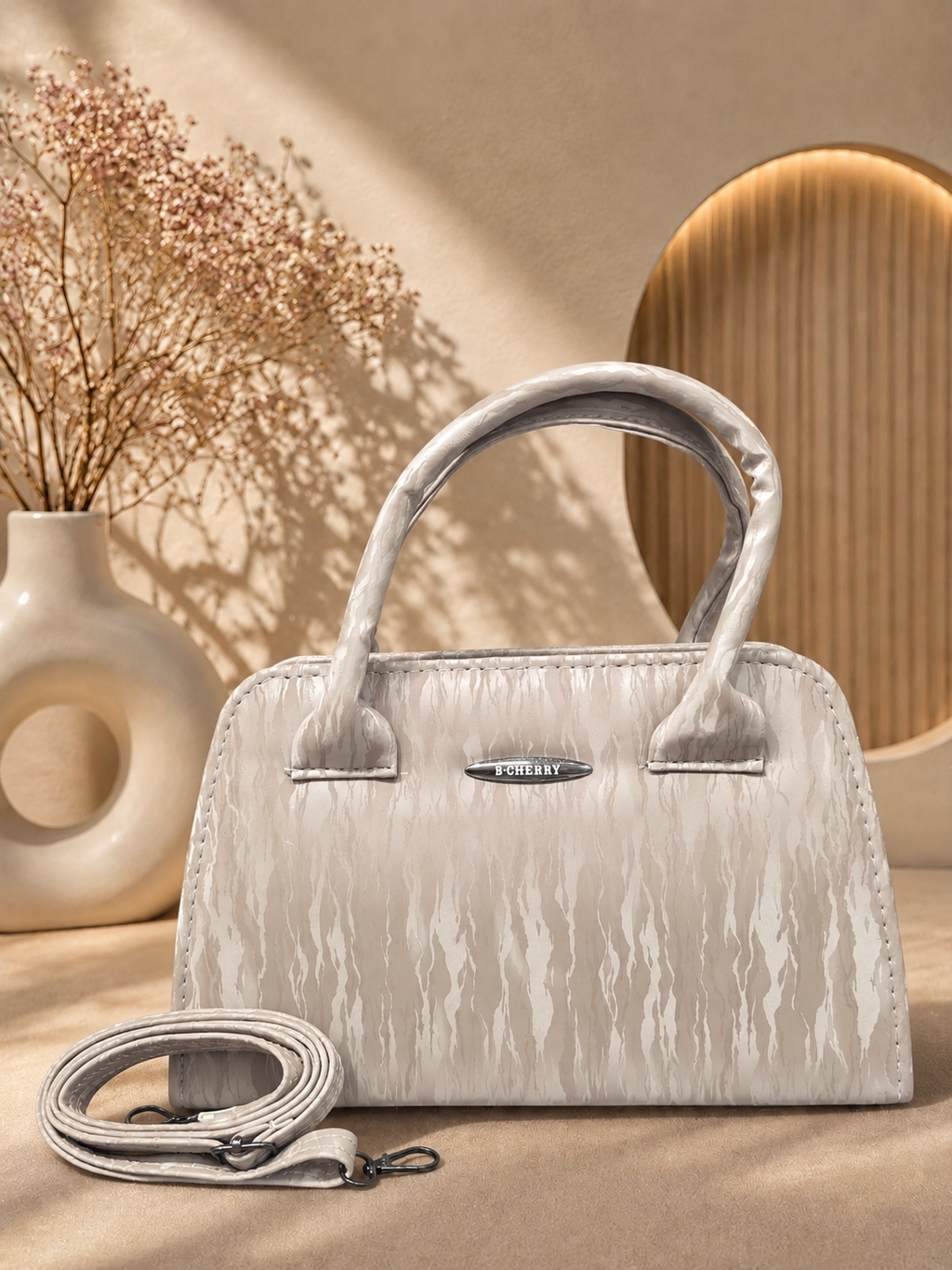 B Cherrry Elegant Textured Sling Bag for Women
