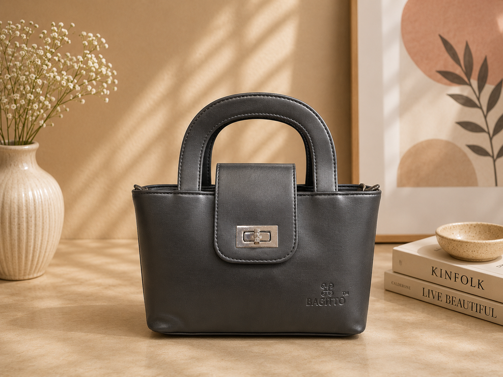 Bagitto Elegant Top Handle Sling Bag for Women