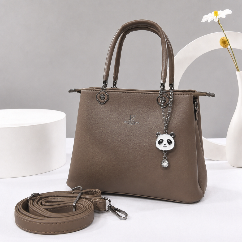 Elegant Panda Charm Handbag