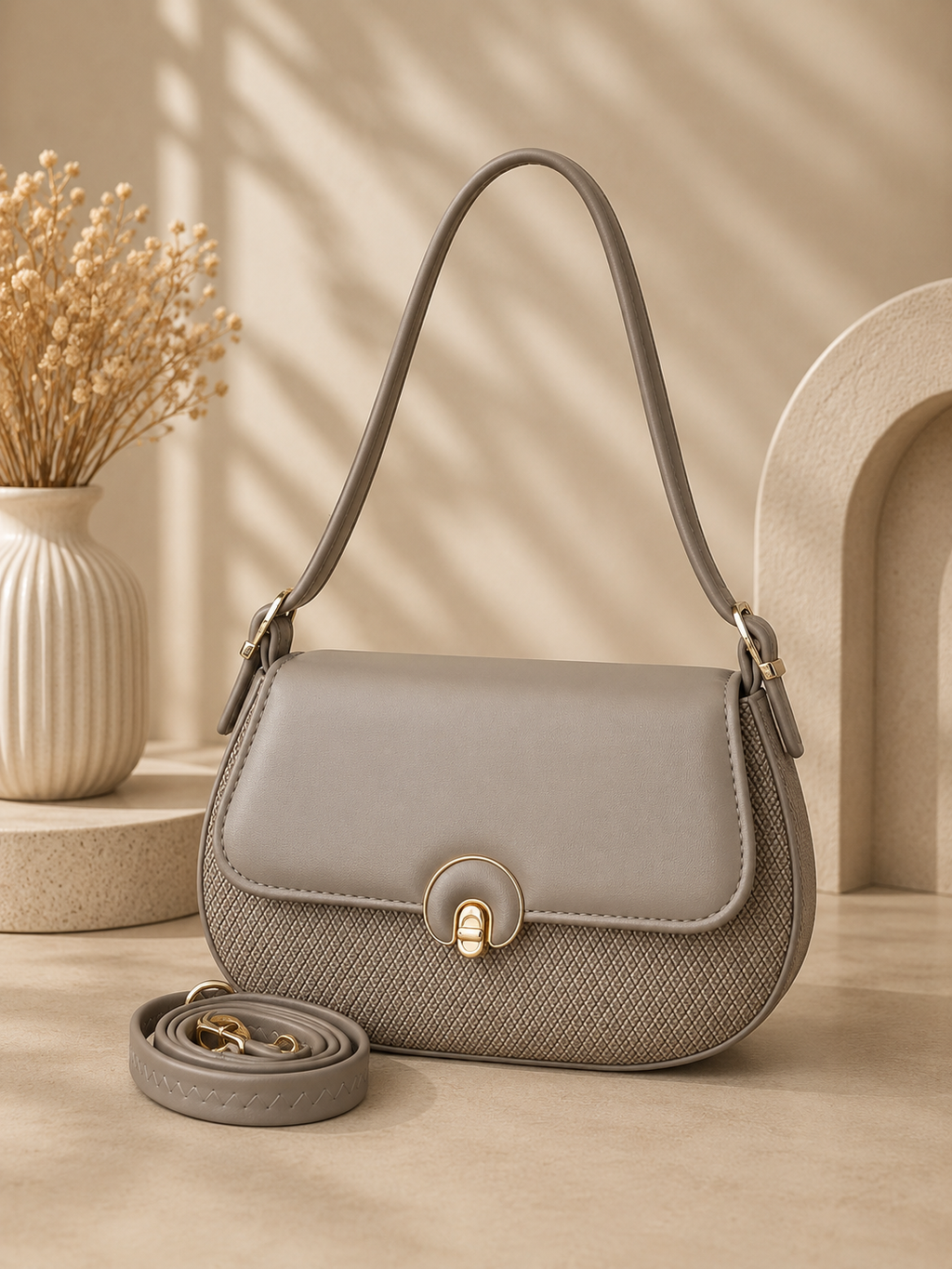 Classic Elegance Flap Sling Bag for Women