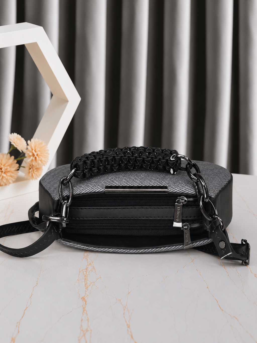 Urban Weave Sling Bag for Women