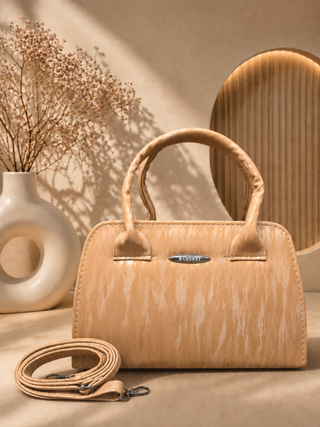 B Cherrry Elegant Textured Sling Bag for Women