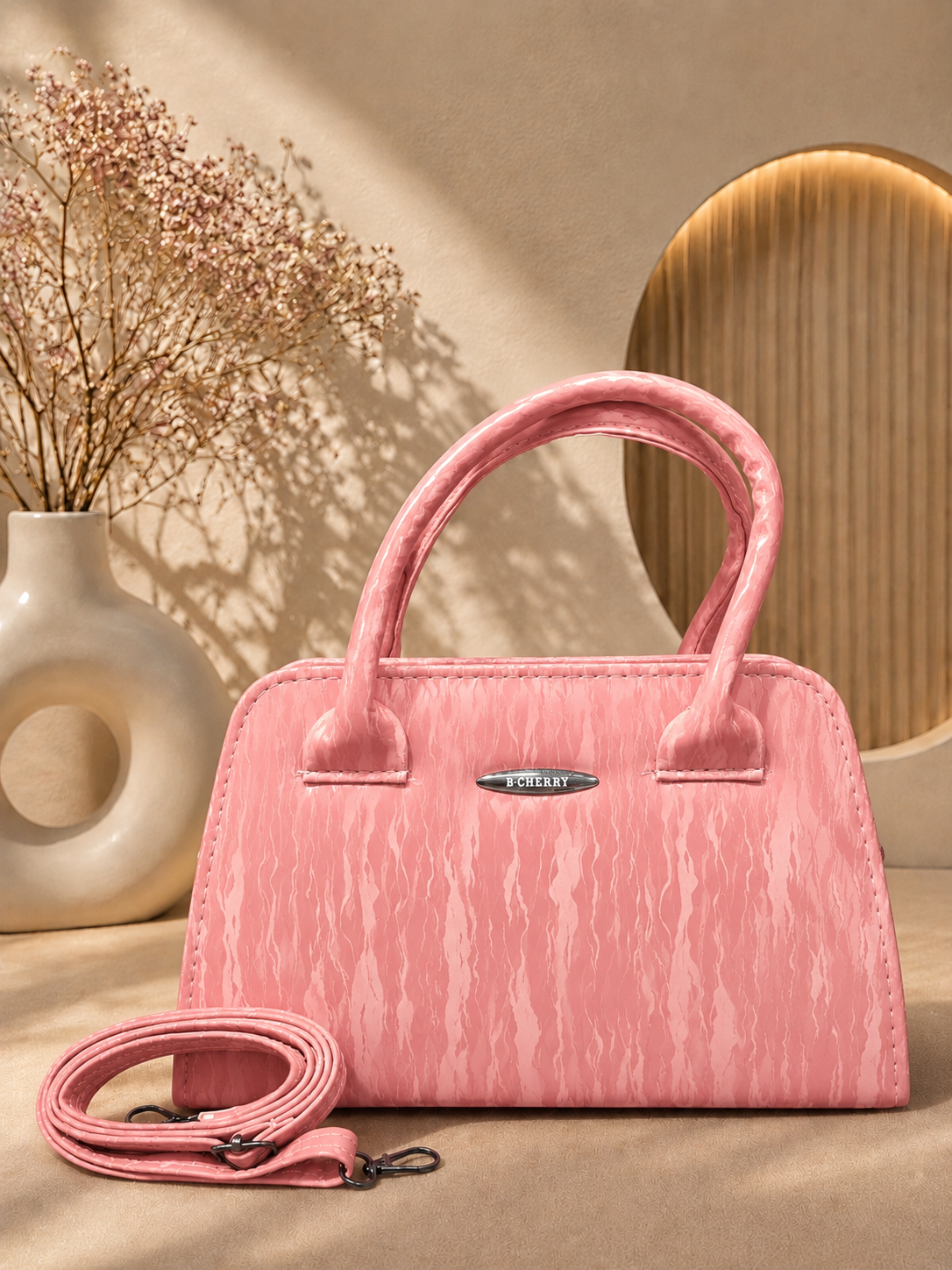 B Cherrry Elegant Textured Sling Bag for Women