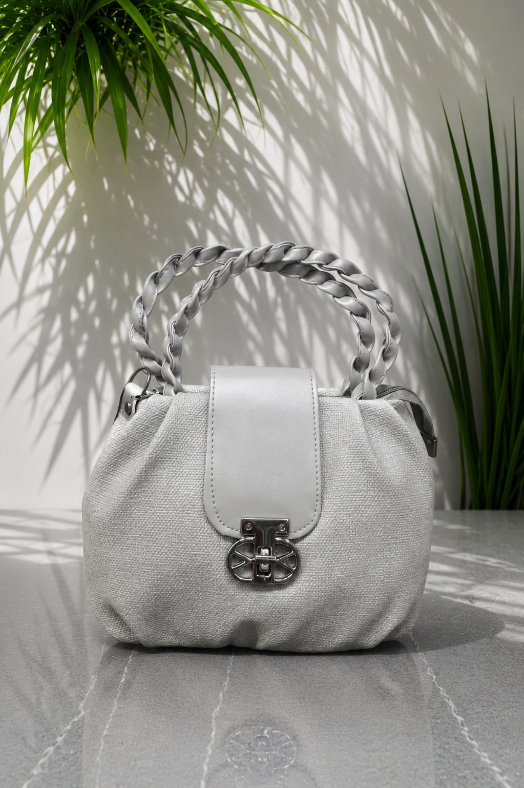 Bagitto Luxe Weave Top Handle Sling Bag for Women