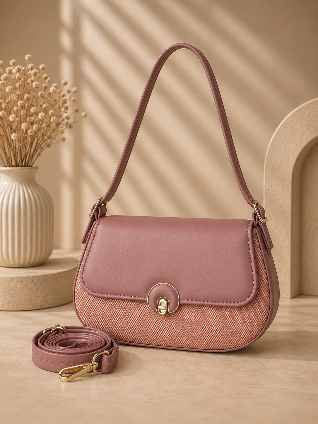 Classic Elegance Flap Sling Bag for Women