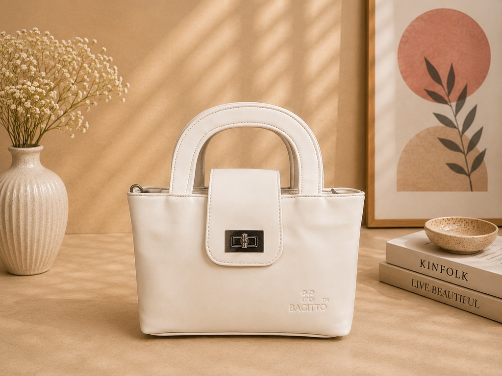 Bagitto Elegant Top Handle Sling Bag for Women