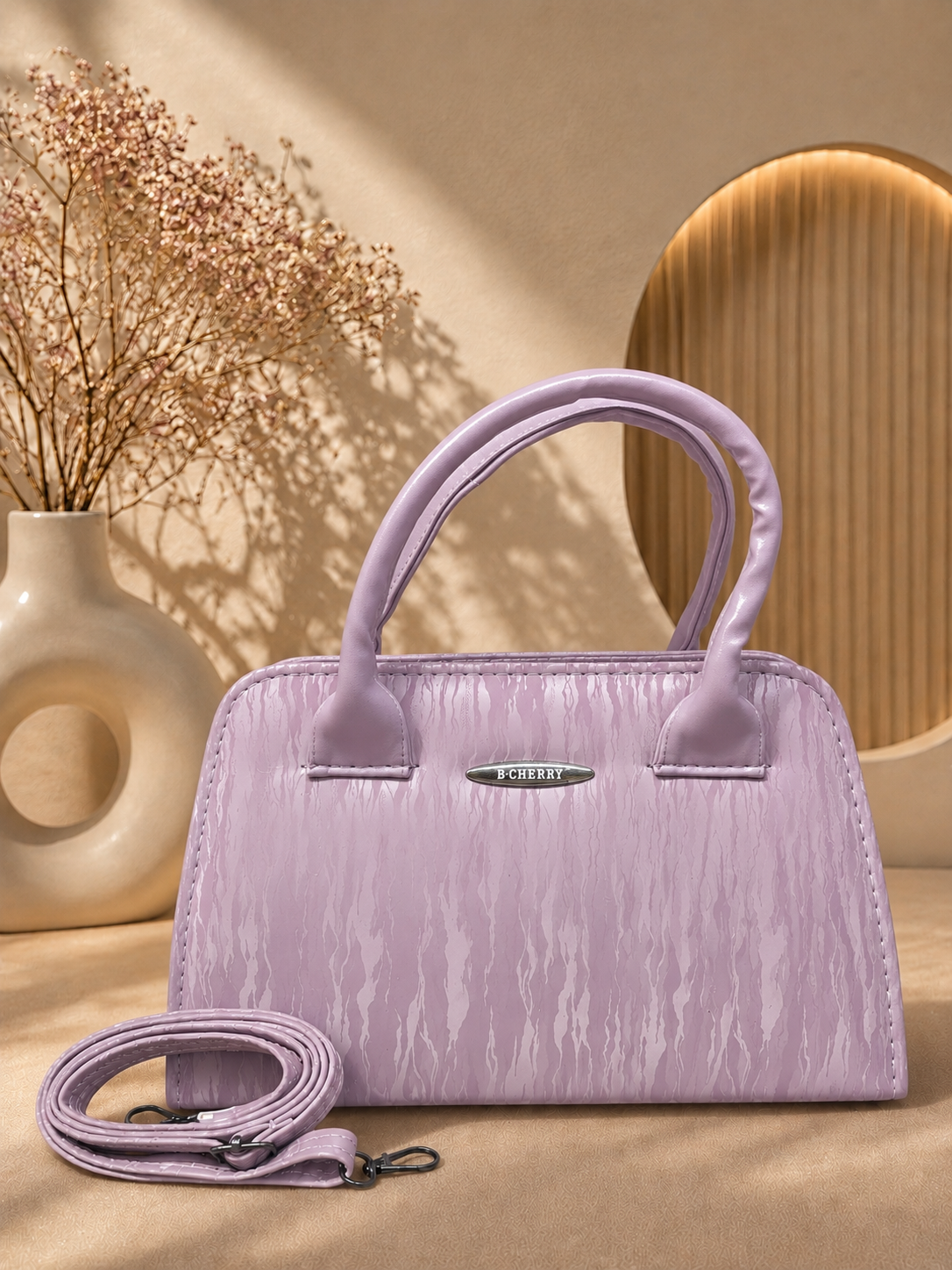 B Cherrry Elegant Textured Sling Bag for Women