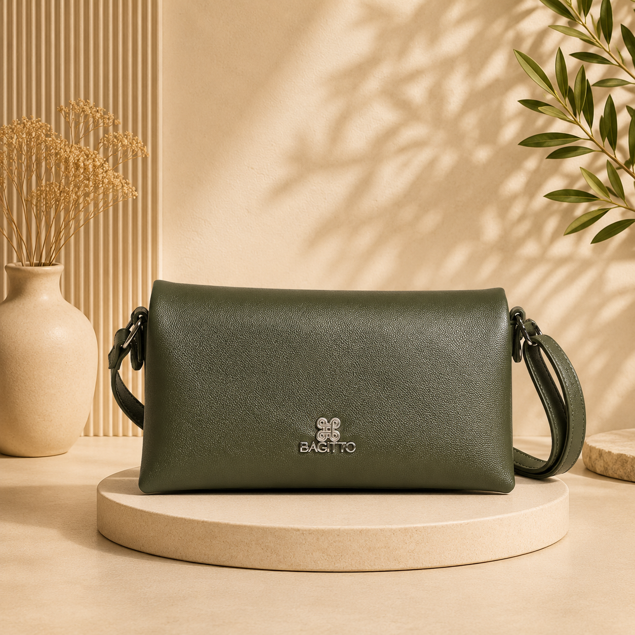 Bagitto Stylish Sling Bag for Women with Adjustable Strap