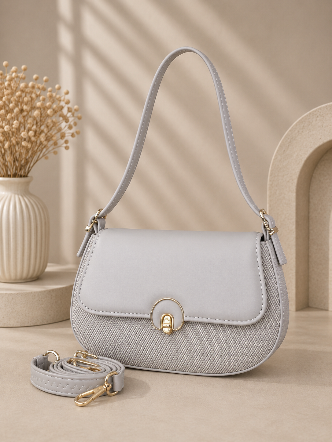Classic Elegance Flap Sling Bag for Women