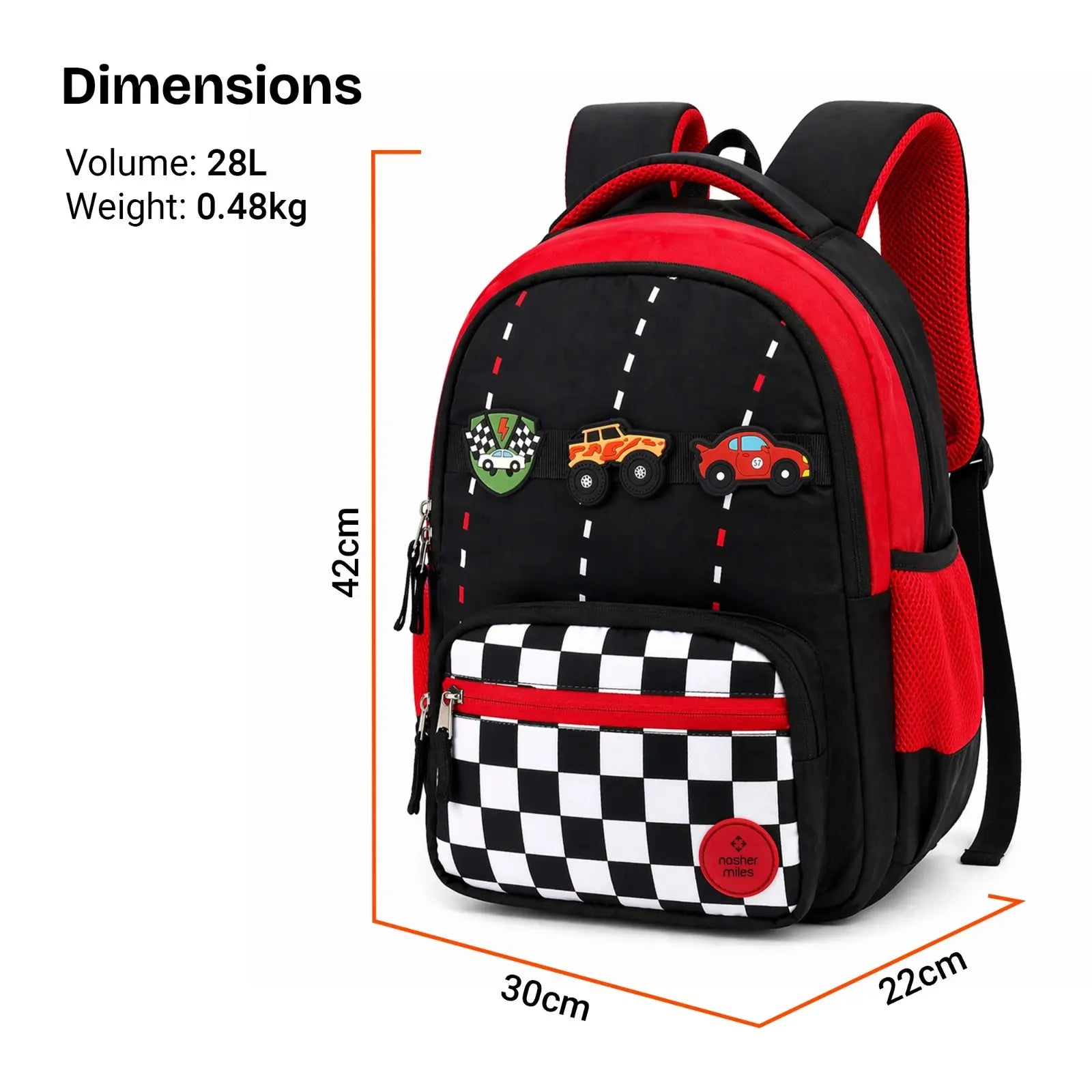 Nasher Miles Turbo Track School Bag