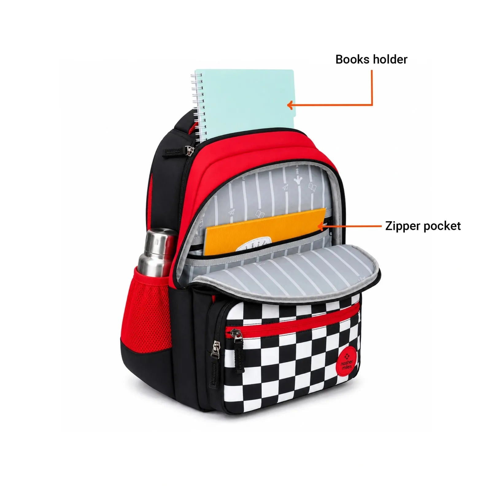 Nasher Miles Turbo Track School Bag