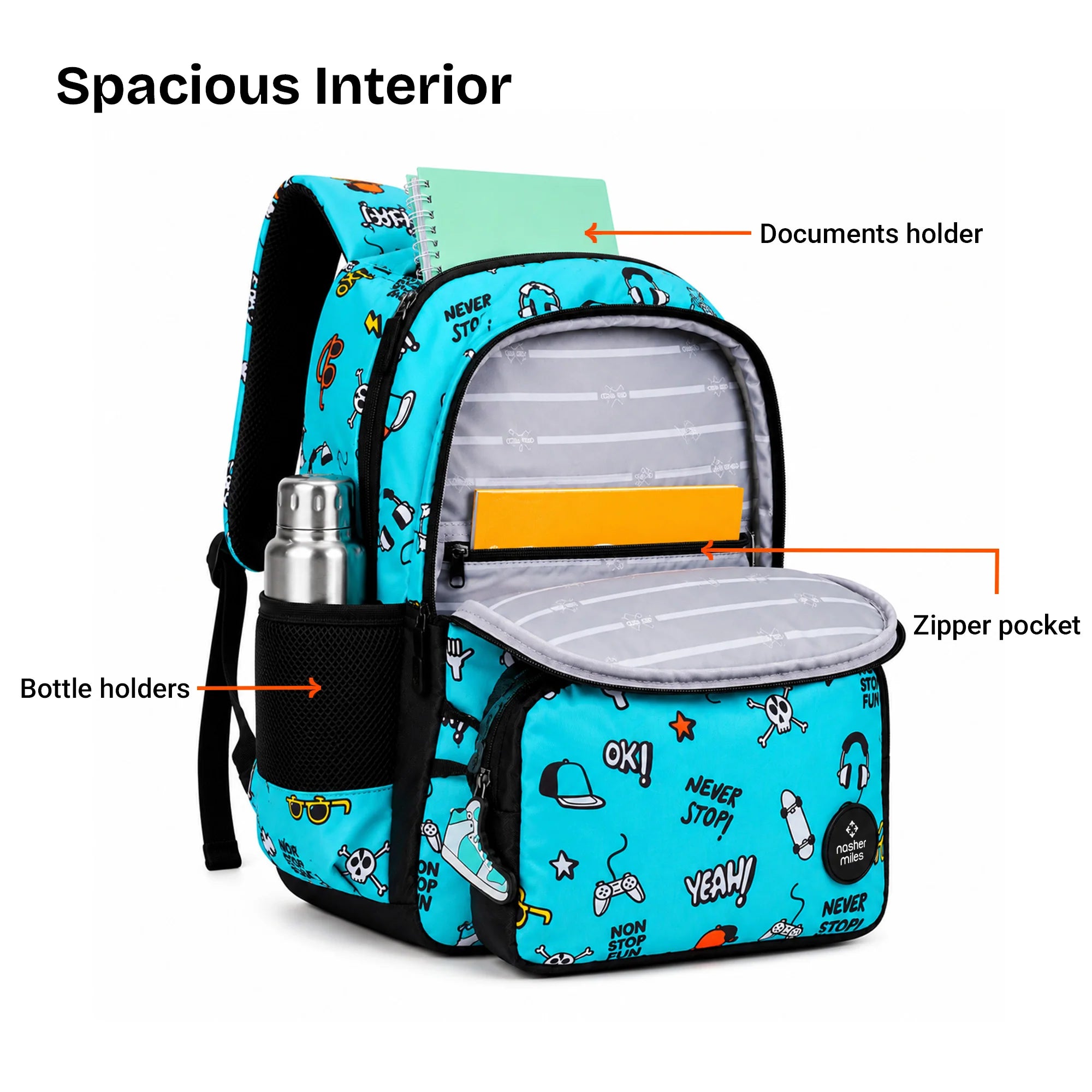 Nasher Miles Street Champ School Bag