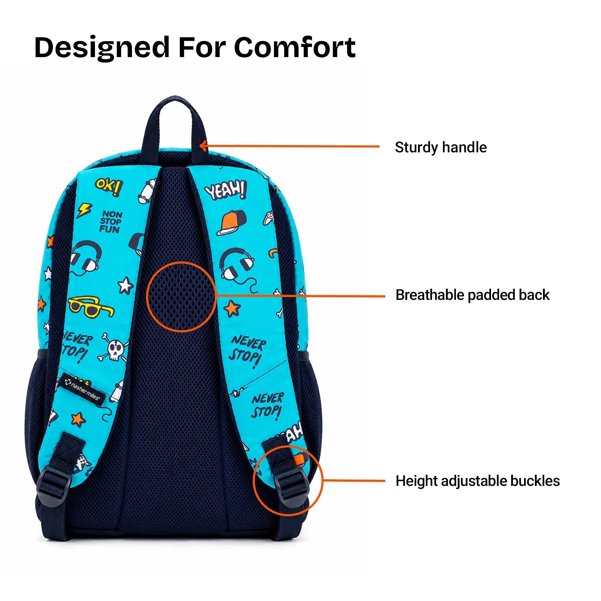 Nasher Miles Street Champ School Bag