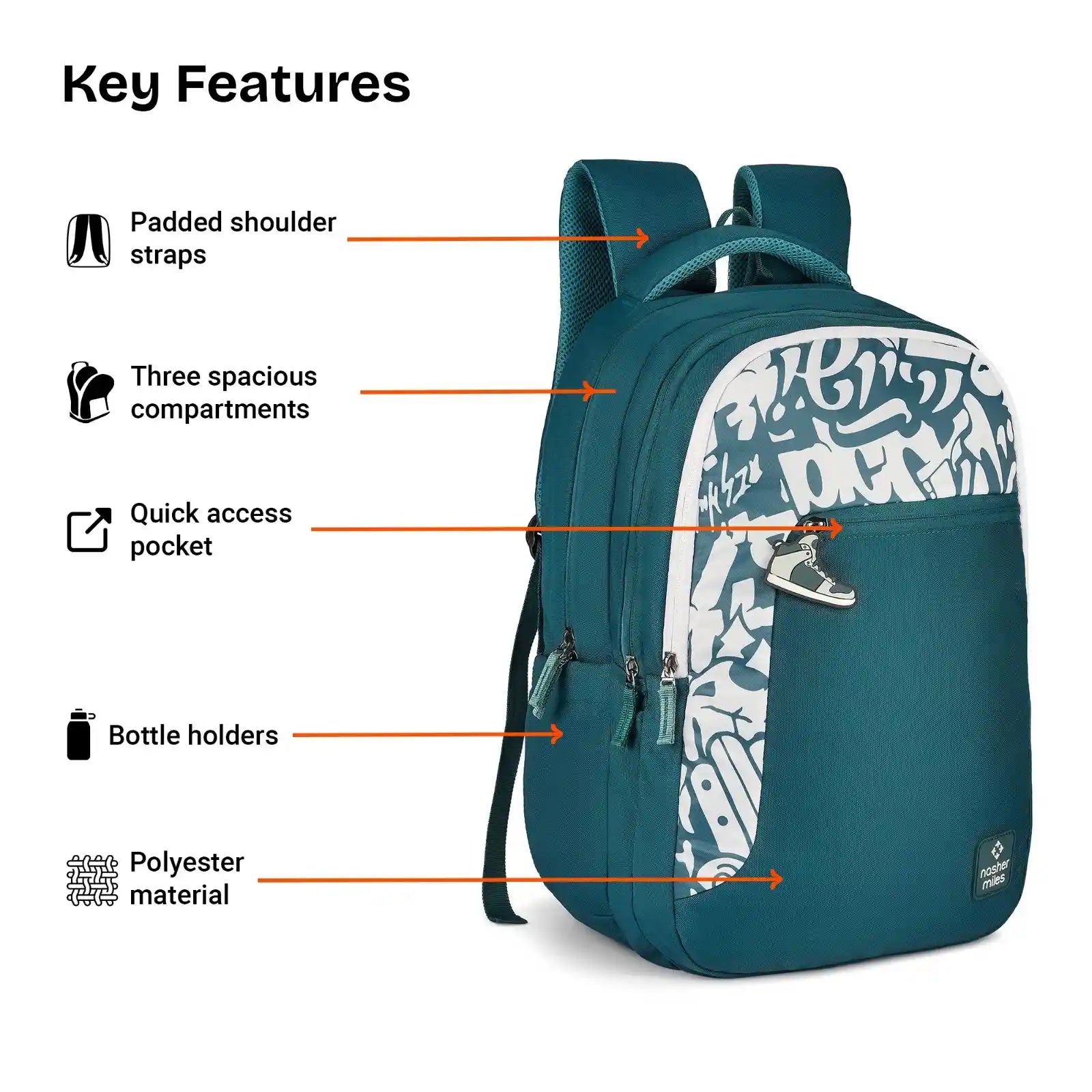 Nasher Miles Doodle School Bag