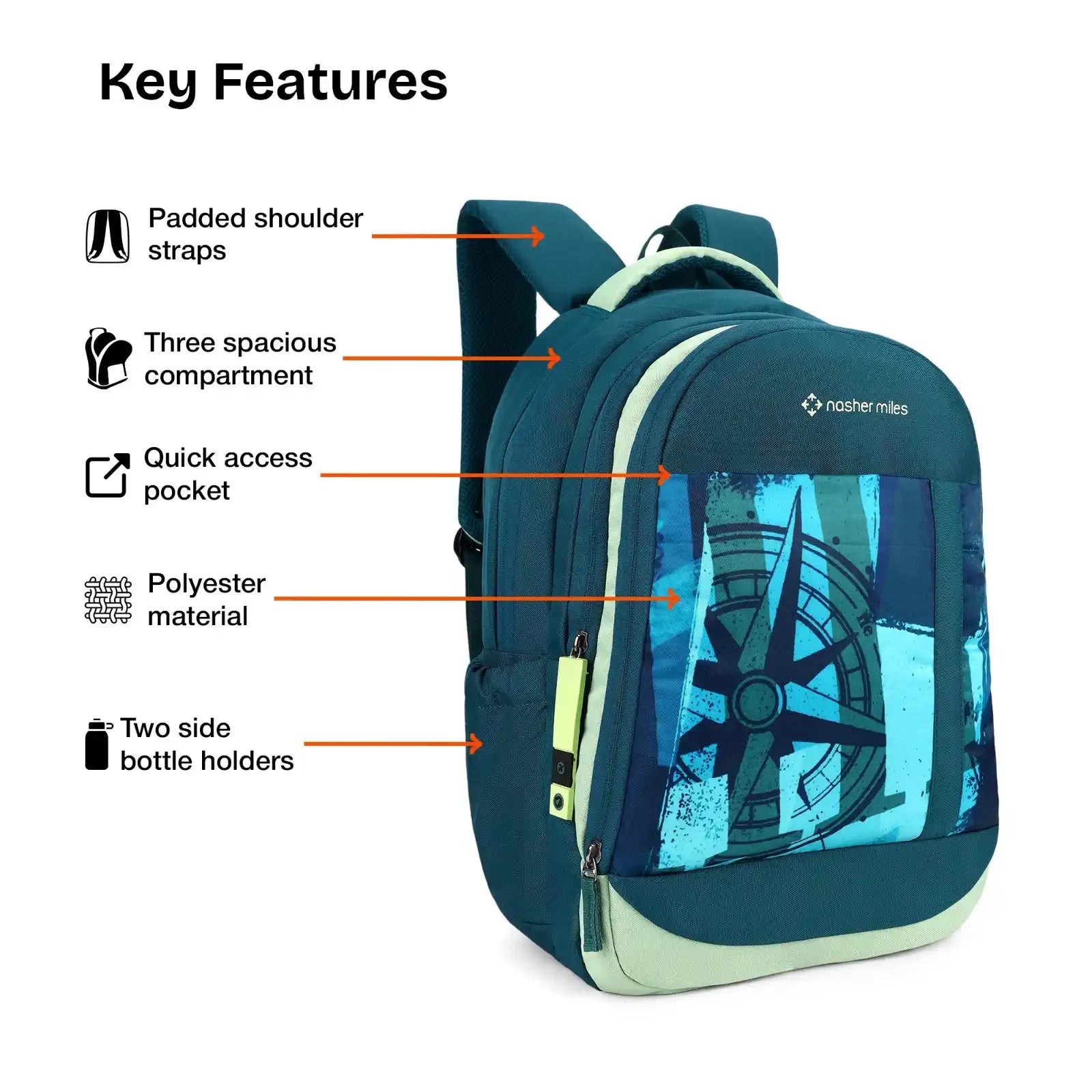 Nasher Miles Explorer School Bag