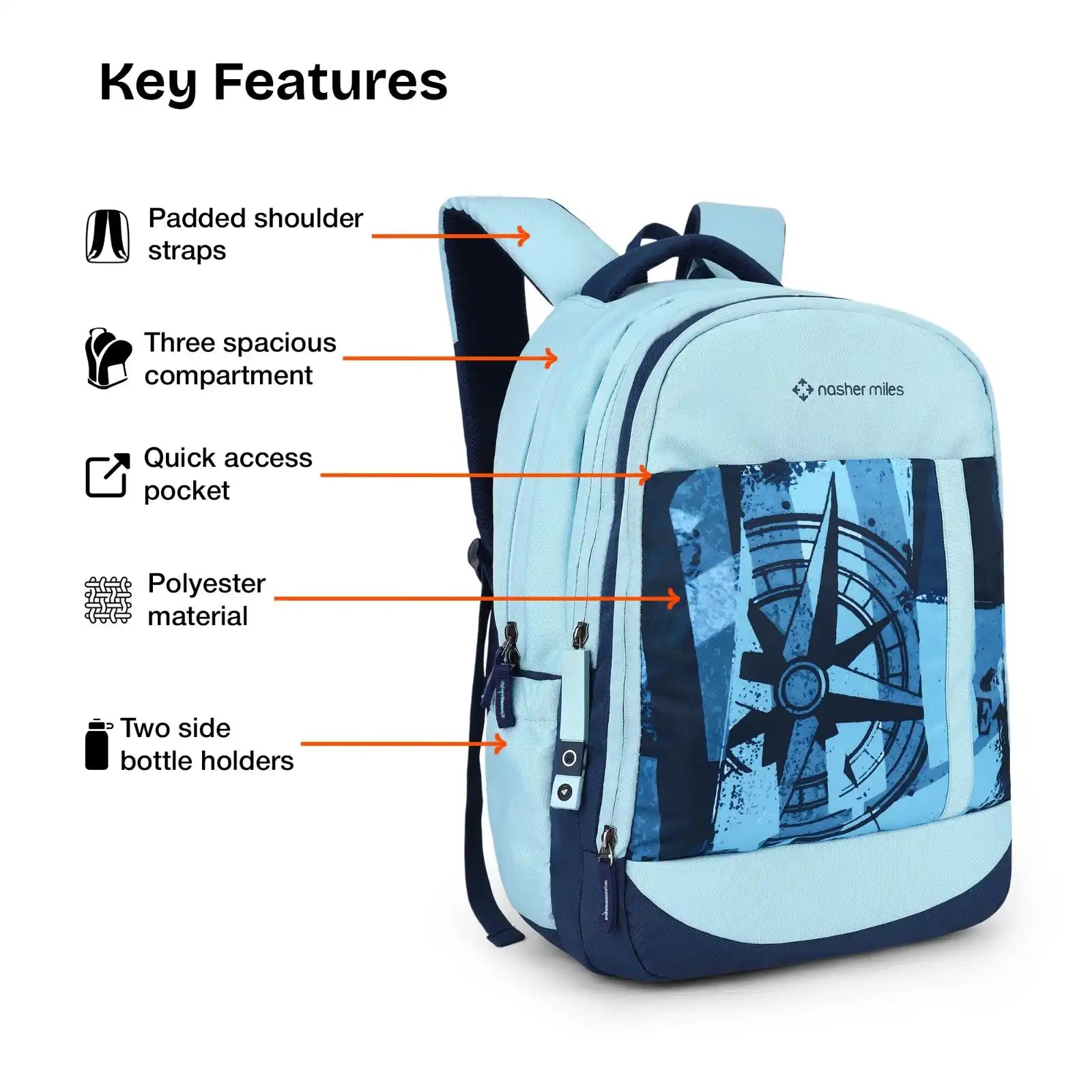 Nasher Miles Explorer School Bag