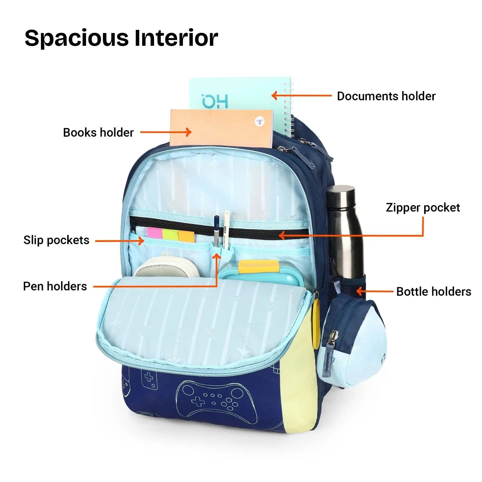 Nasher Miles Gamer School Bag