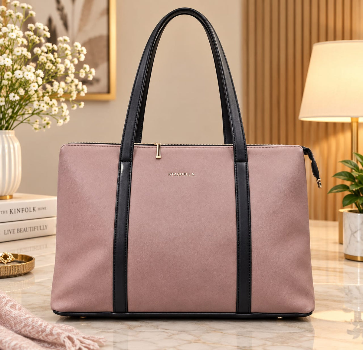 Women’s Large Structured Tote Bag – Spacious Everyday Handbag