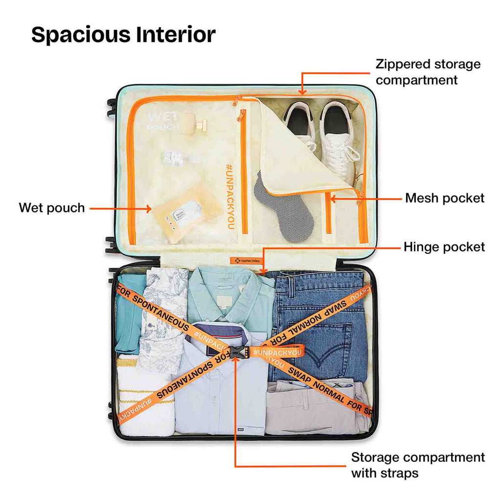 Nasher Miles Oslo Premium Trolley Bag
