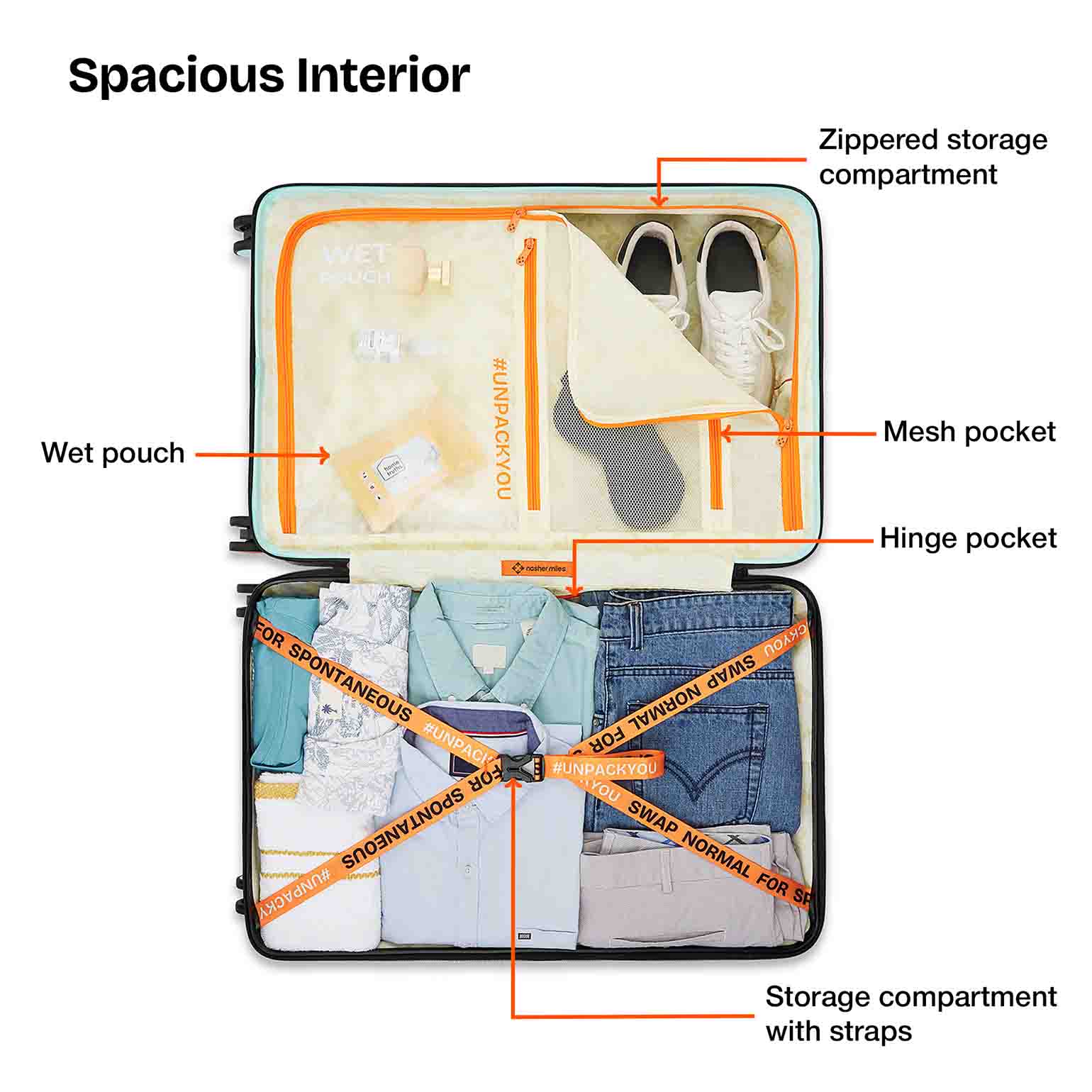 Nasher Miles Oslo Premium Trolley Bag