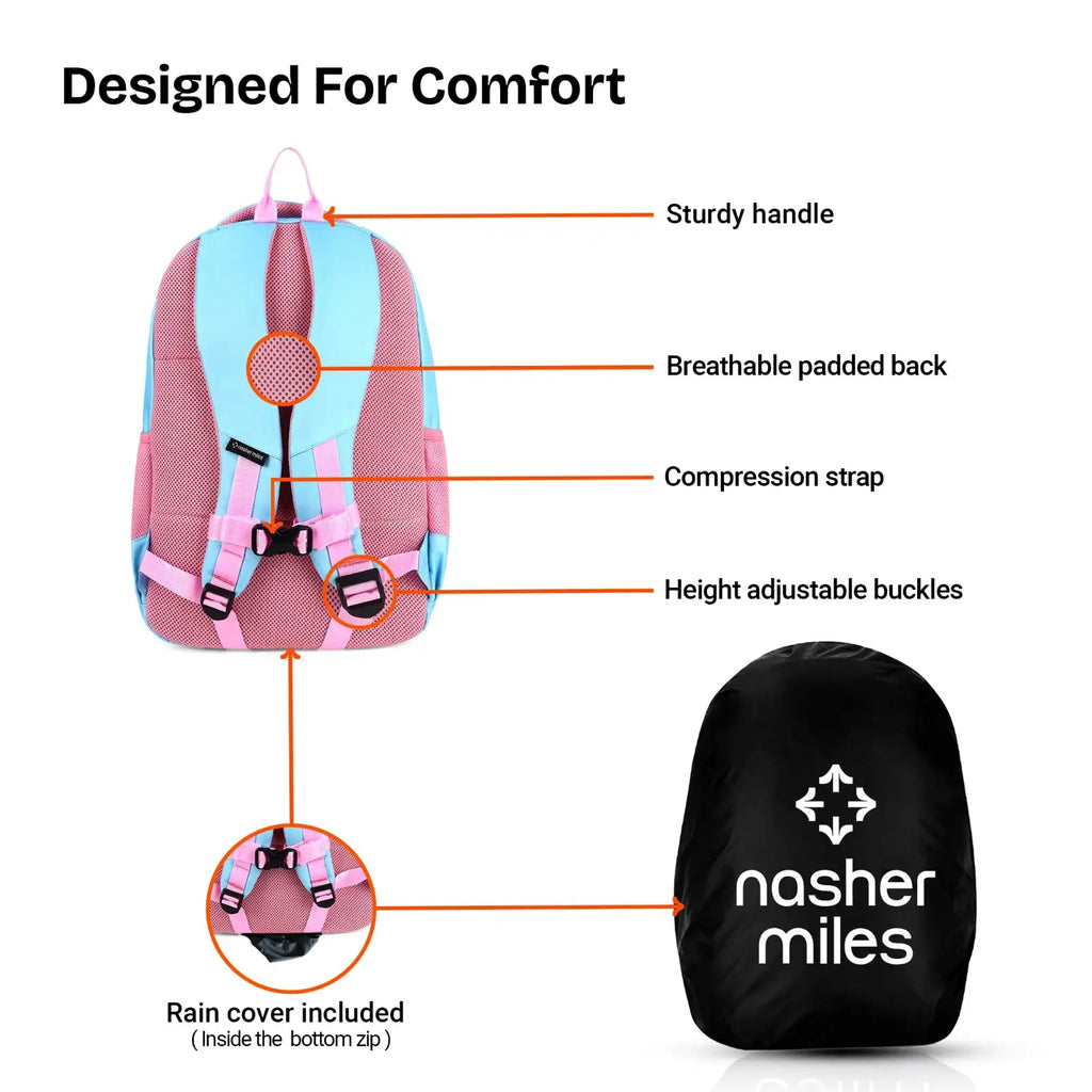 Nasher Miles Smiley Pop School Bag