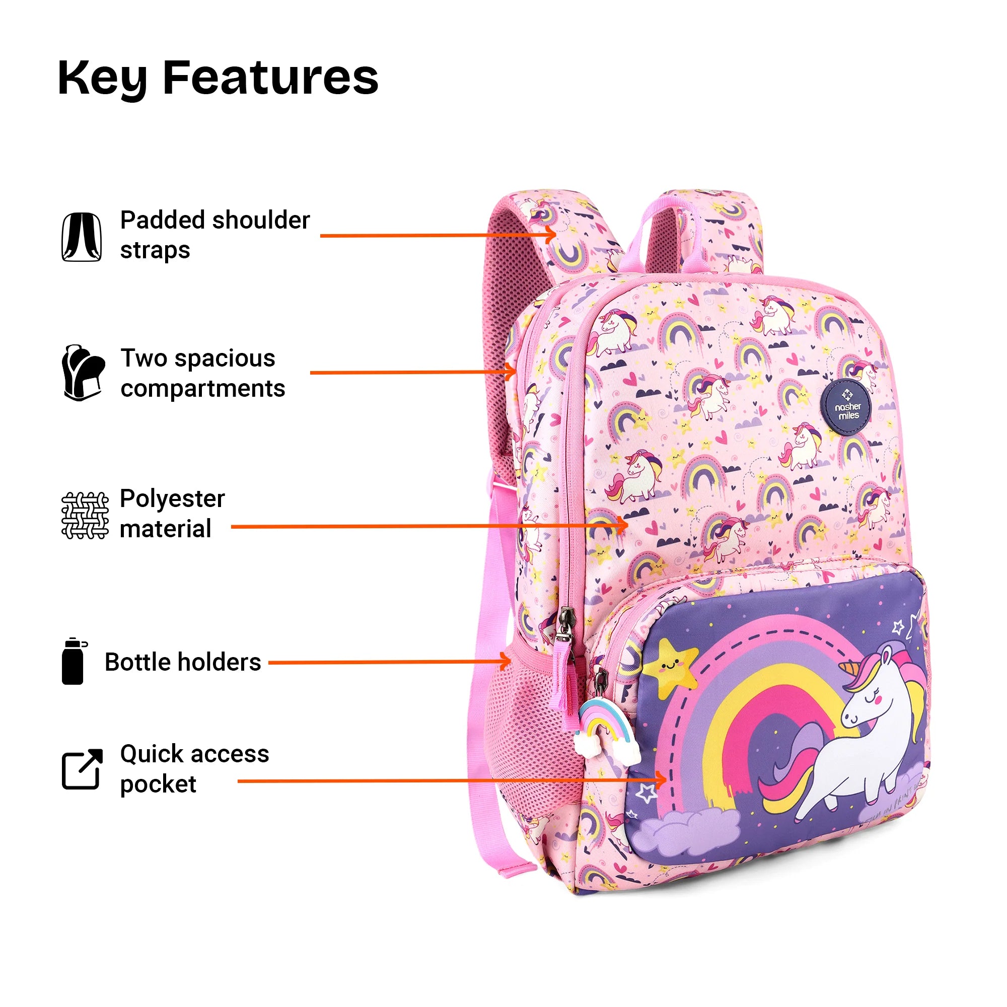 Nasher Miles Unicorn Dreams School Bag