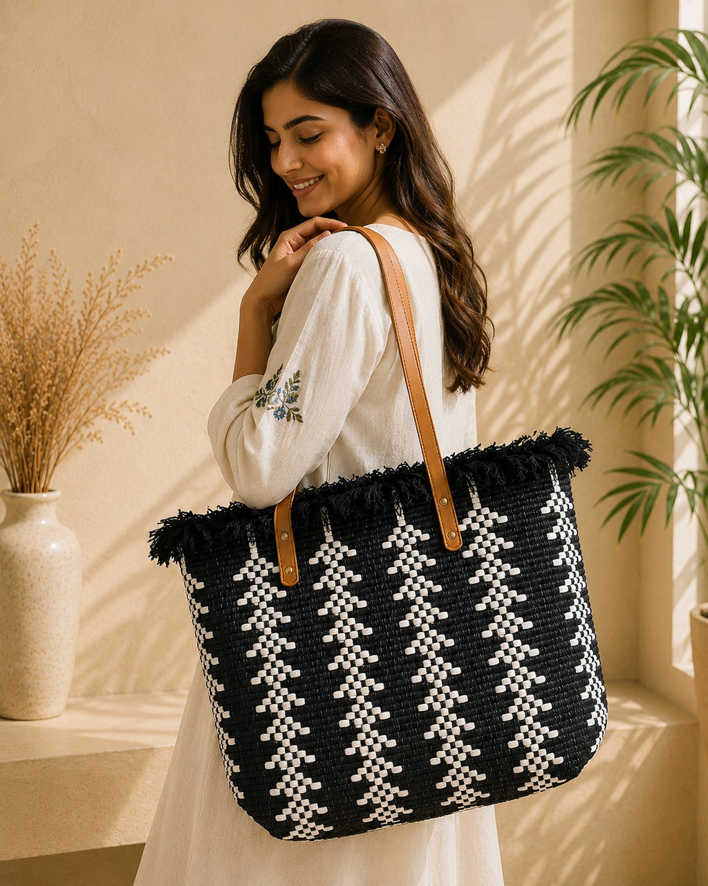 Casual Top-Handle Bags Large Tote Beach Bag Shopping Bags Underarm Shoulder Bag Female Commute Women Handbags Tote Bags