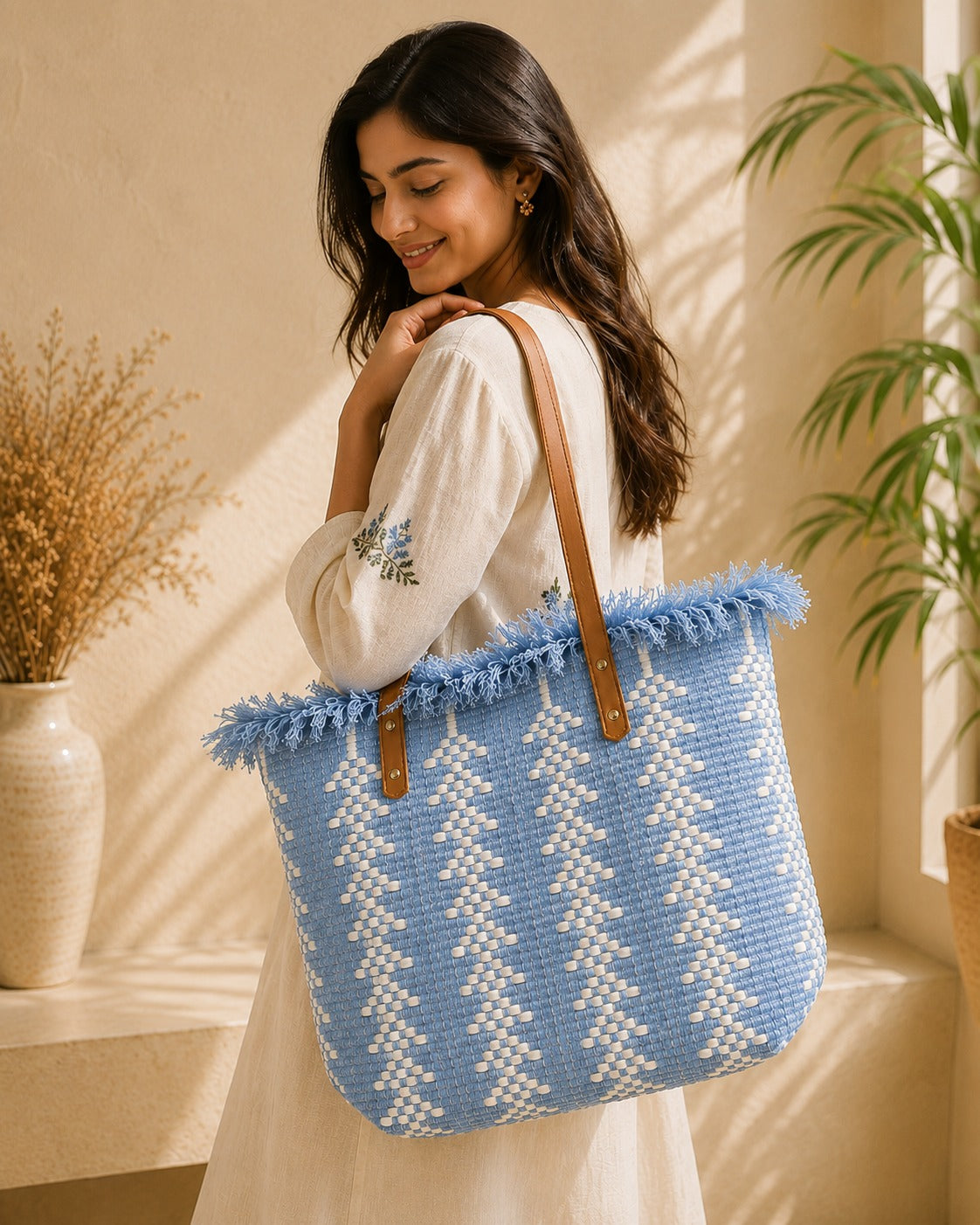 Casual Top-Handle Bags Large Tote Beach Bag Shopping Bags Underarm Shoulder Bag Female Commute Women Handbags Tote Bags