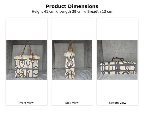 Large Printed Tote Bag for Women – Everyday Shopping & Travel Bag