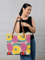 Large Printed Tote Bag for Women – Everyday Shopping & Travel Bag