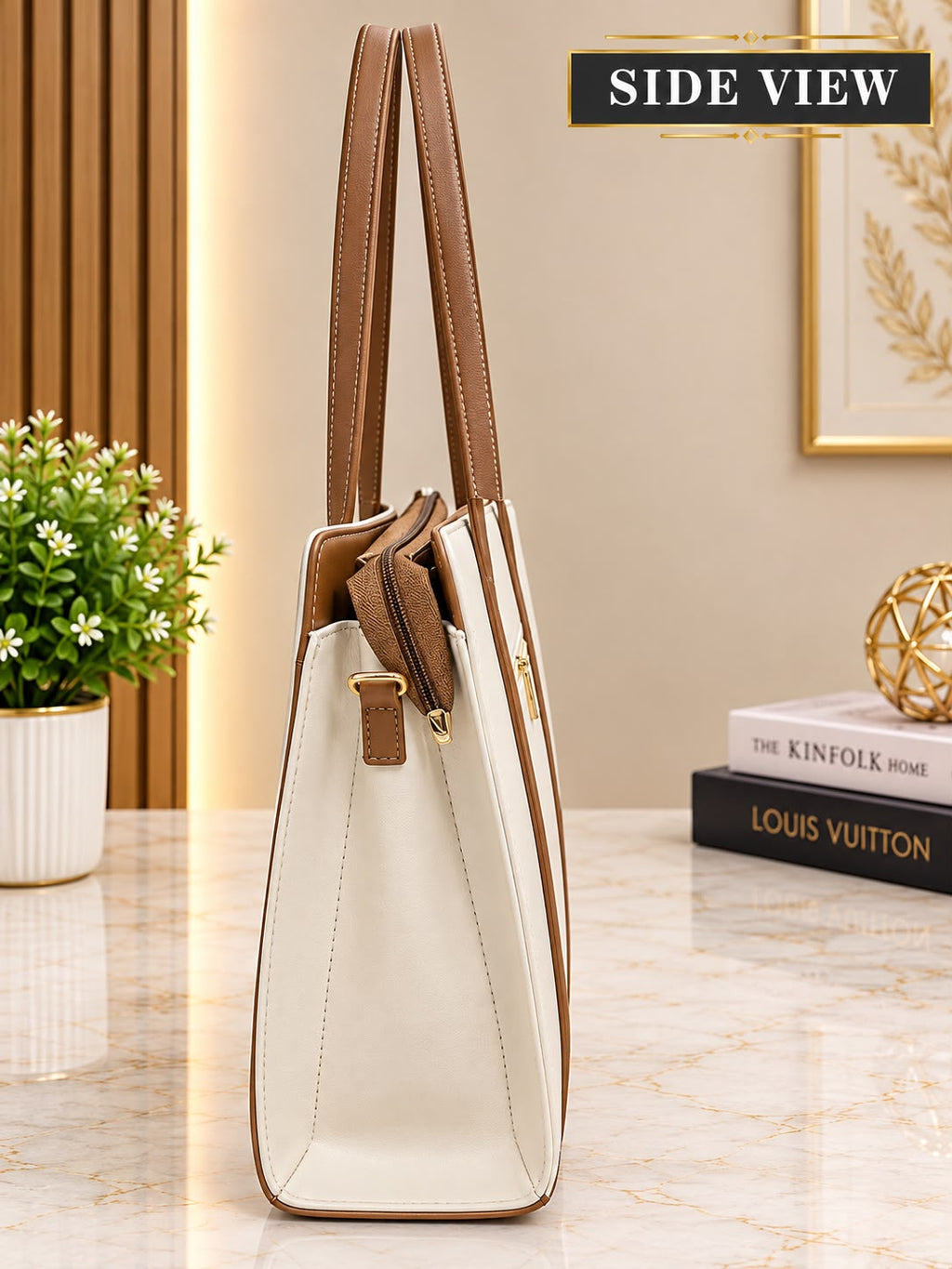 Women’s Large Structured Tote Bag – Spacious Everyday Handbag