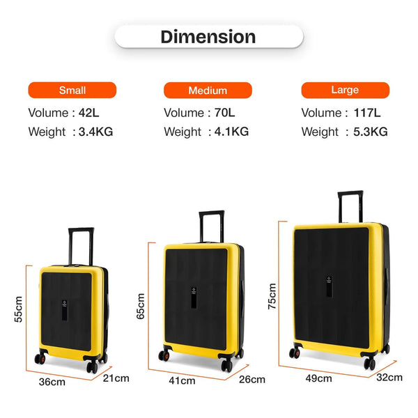 Nasher Miles Zanzibar Premium Trolley Bag