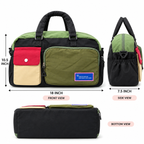 Pastel Multicolour Travel korean Duffel Bag for Women & Girls