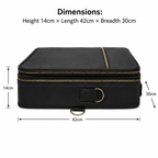 Makeup Bag Cosmetic Makeup Train Case Artist Makeup Organizer Professional Portable Storage Bag for Women Girl Waterproof EVA Adjustable Dividers Large Black