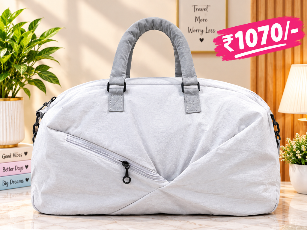 Large Travel Duffle Bag for Men & Women – Spacious Weekender & Overnight Bag