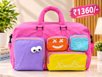 Large Travel Duffle Bag with Multiple Pockets – Colorful Weekender & Overnight Bag