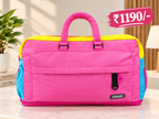 Large Colorful Travel Duffle Bag with Front Pocket – Spacious Weekender & Overnight Bag