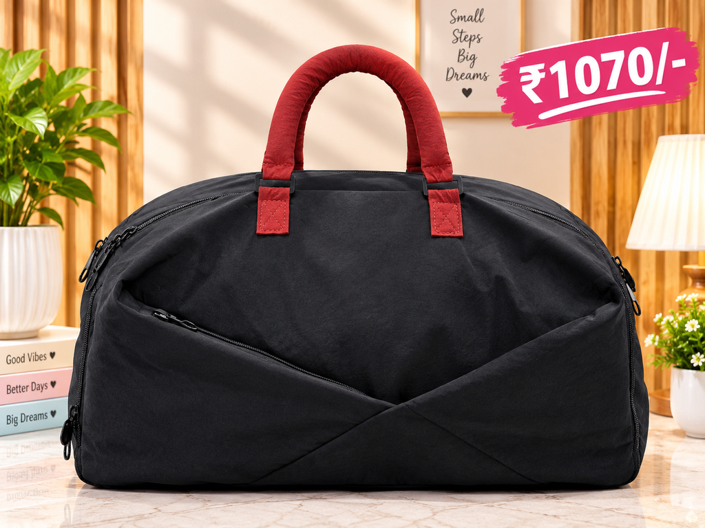 Large Travel Duffle Bag for Men & Women – Spacious Weekender & Overnight Bag