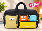 Large Travel Duffle Bag with Multiple Pockets – Colorful Weekender & Overnight Bag